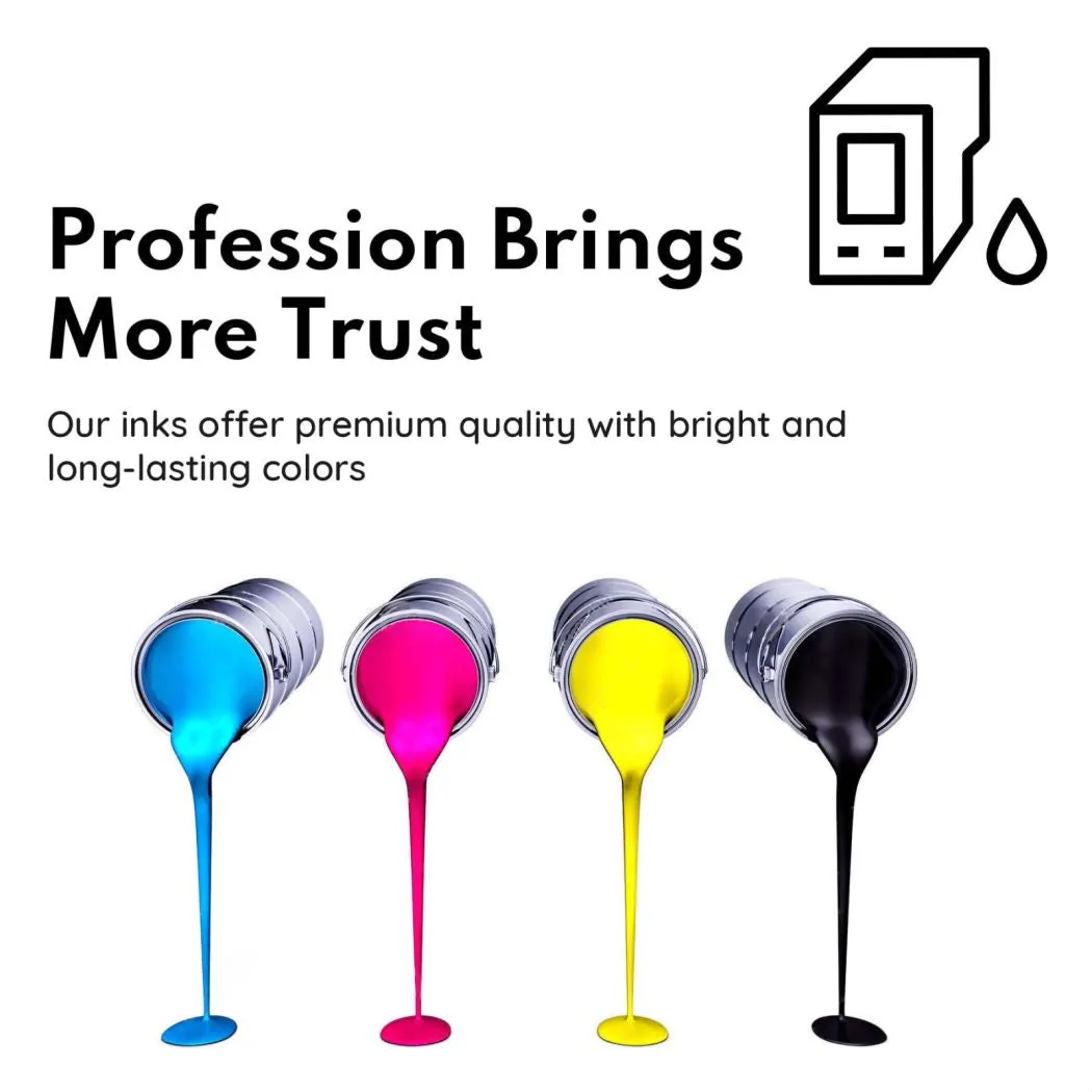 ALUMUINK 67XL Ink Cartridge Black Tri-Color 2-Pack Replacement for HP 67 ink Cartridges