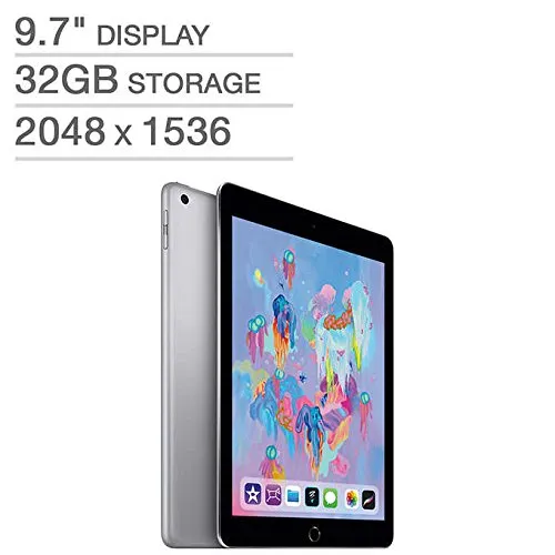Apple iPad 6th Gen 32GB Space Gray Wi-Fi MR7F2LL/A