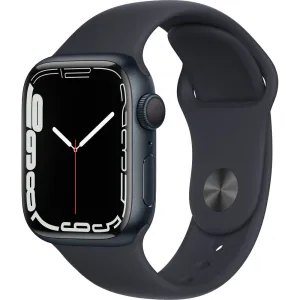 Apple Watch Gen 7 Series 7 41mm Midnight Aluminum - Midnight Sport Band MKMX3LL/A