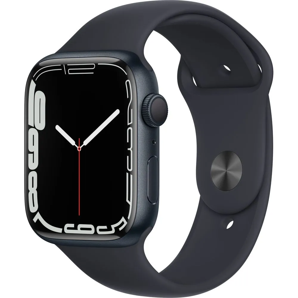 Apple Watch Gen 7 Series 7 45mm Midnight Aluminum - Midnight Sport Band MKN53LL/A