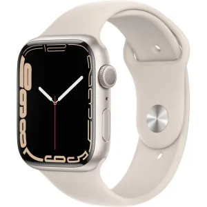 Apple Watch Gen 7 Series 7 45mm Starlight Aluminum - Starlight Sport Band 3J562LL/A
