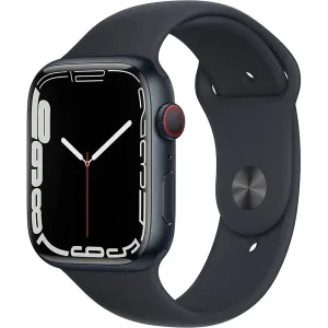 Apple Watch Gen 7 Series 7 Cell 45mm Midnight Aluminum - Midnight Sport Band 3J410LL/A