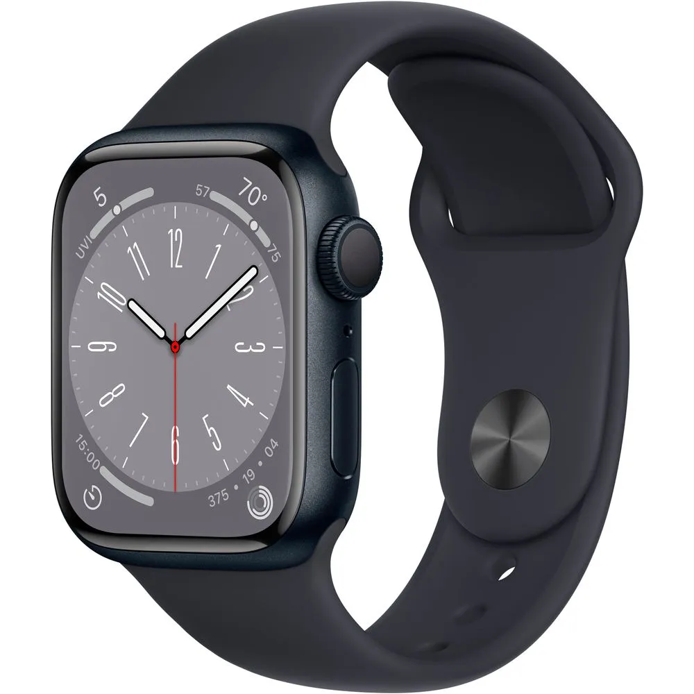 Apple Watch Gen 8 Series 8 41mm Midnight Aluminum - Midnight Sport Band MNU83LL/A