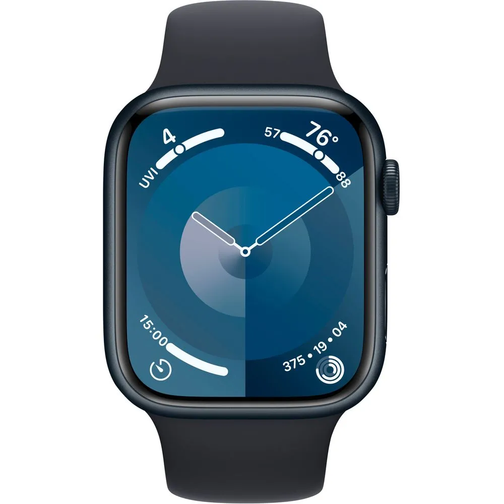 Apple Watch Gen 9 Series 9 41mm Midnight Aluminum - Midnight Sport Band MR8X3LW/A