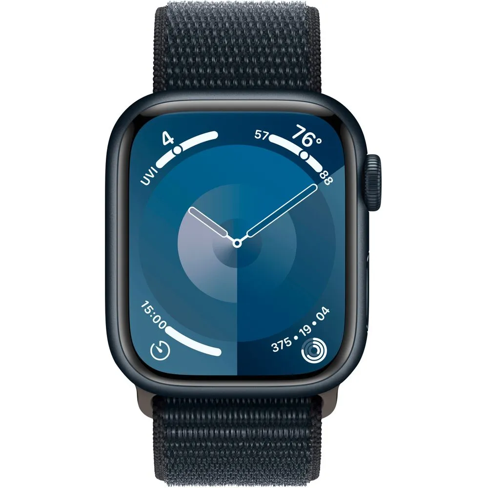 Apple Watch Gen 9 Series 9 41mm Midnight Aluminum - Midnight Sport Loop MR8Y3LL/A
