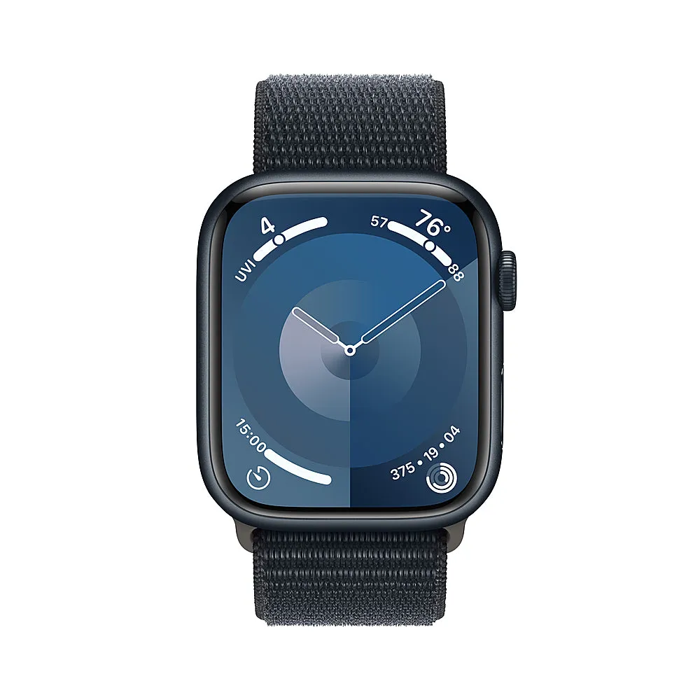 Apple Watch Gen 9 Series 9 45mm Midnight Aluminum - Midnight Sport Loop MR9C3LL/A