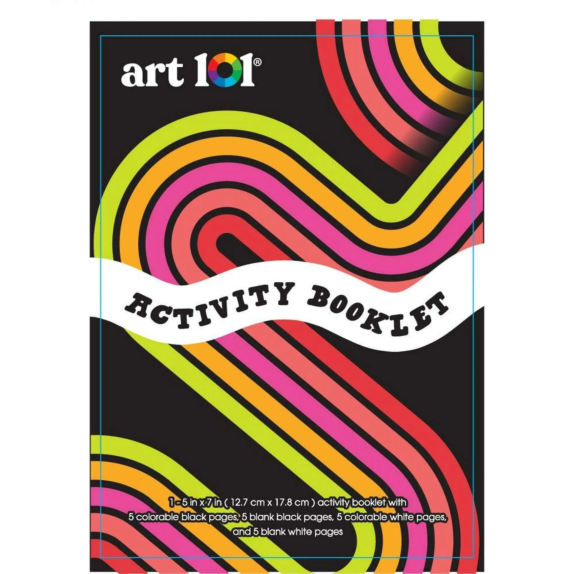 Art 101 67033 Neon Art Activity Case, 32 Piece Coloring Set, for Child Ages 8 