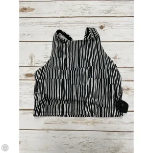 Athletic Bra By Athleta In Black & White. Size: S