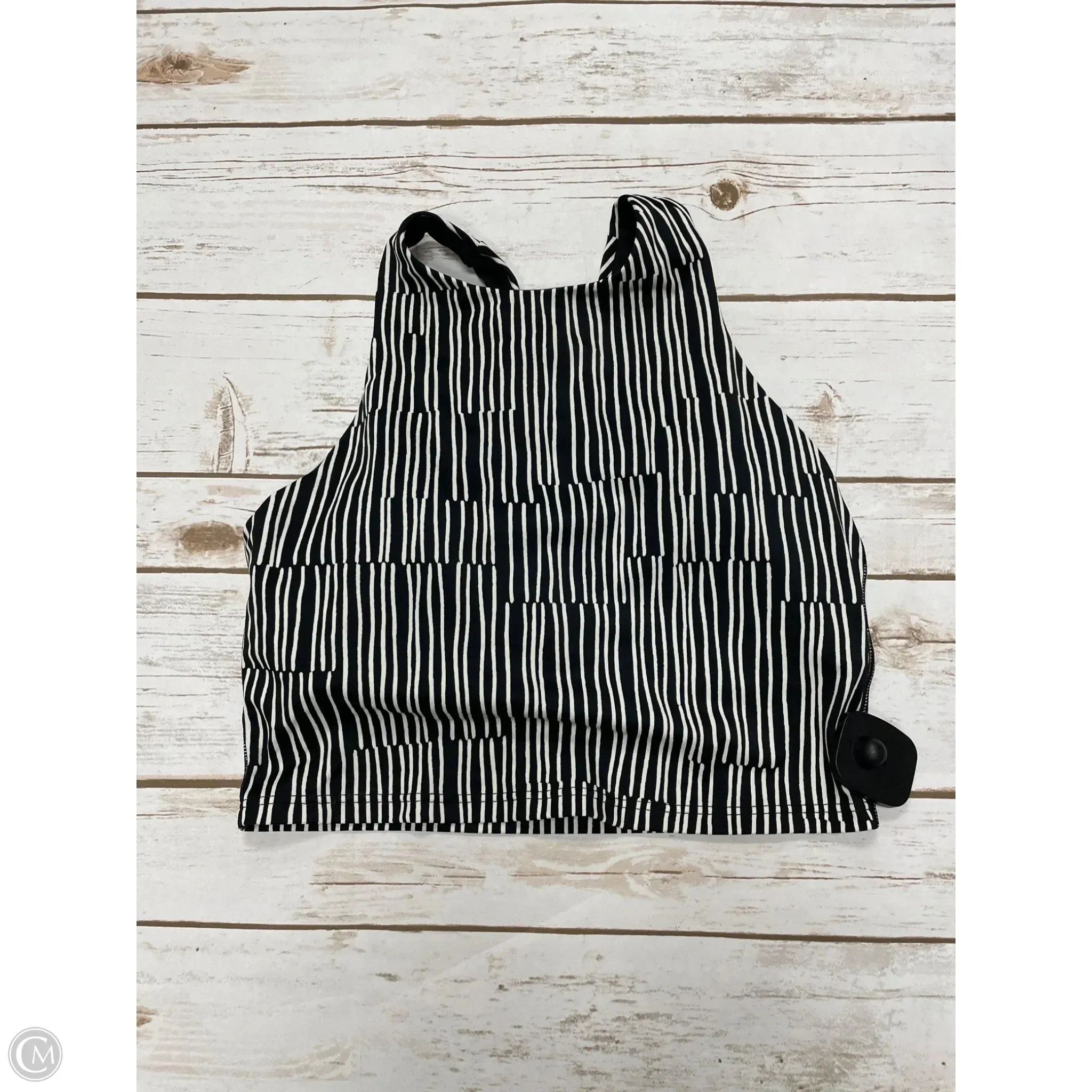 Athletic Bra By Athleta In Black & White. Size: S