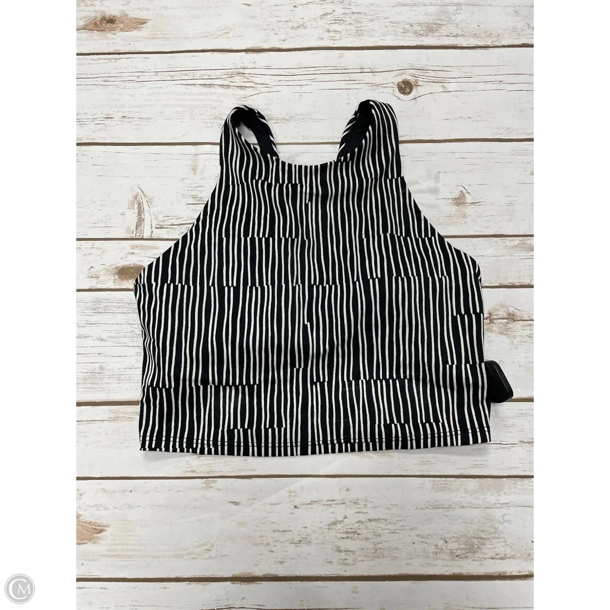 Athletic Bra By Athleta In Black & White. Size: S