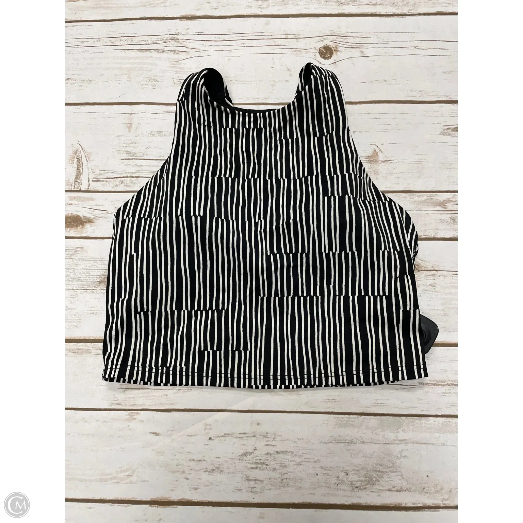 Athletic Bra By Athleta In Black & White. Size: S