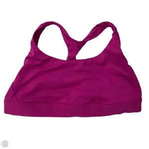 Athletic Bra By Athleta In Purple. Size: 1x