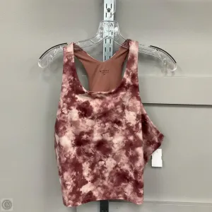 Athletic Bra By Athleta In Tie Dye Print. Size: 2x