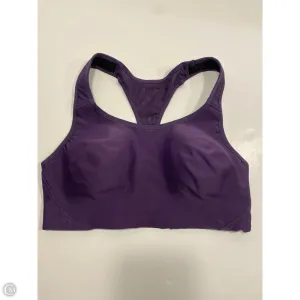 Athletic Bra By Avia In Purple. Size: L