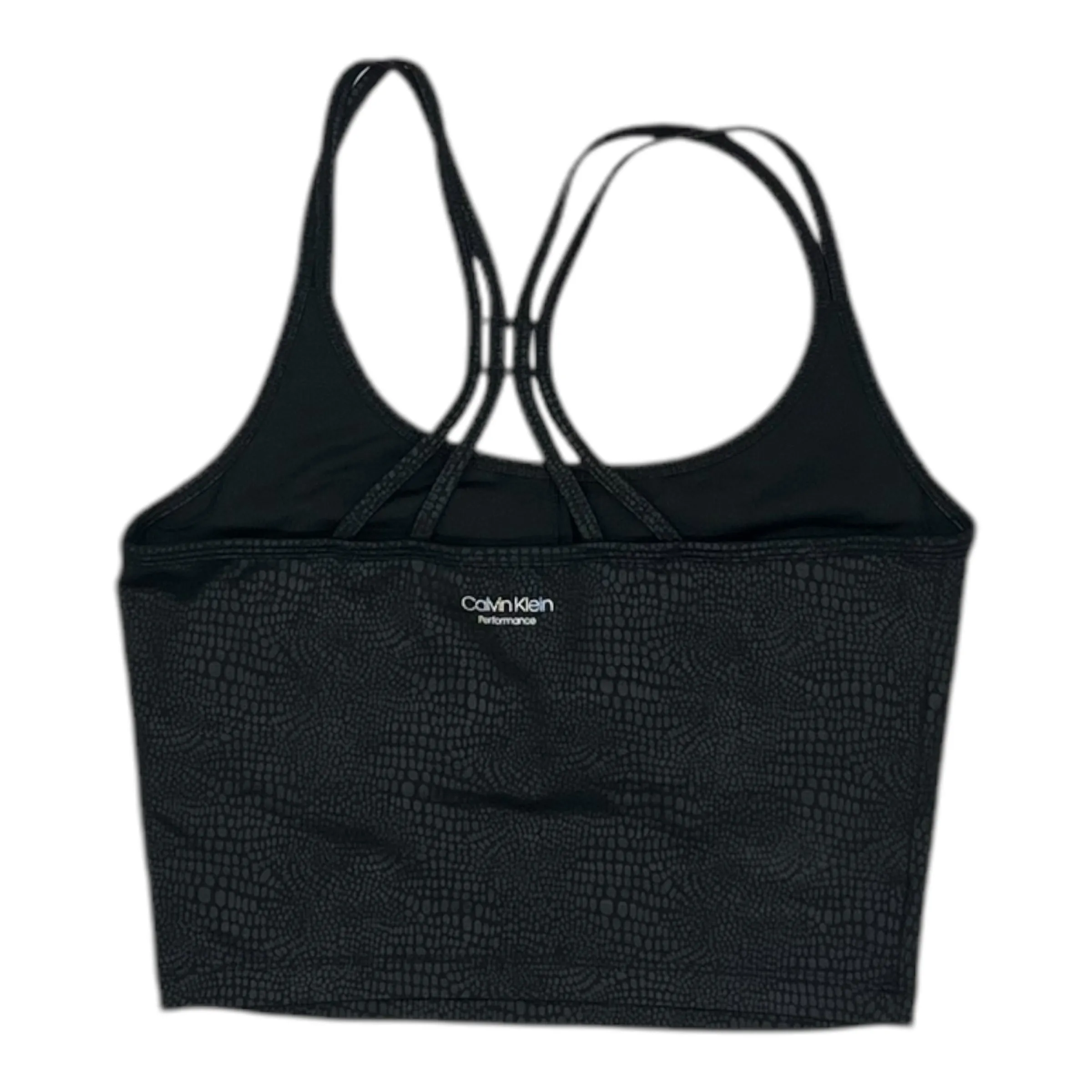 Athletic Bra By Calvin Klein In Snakeskin Print. Size:S