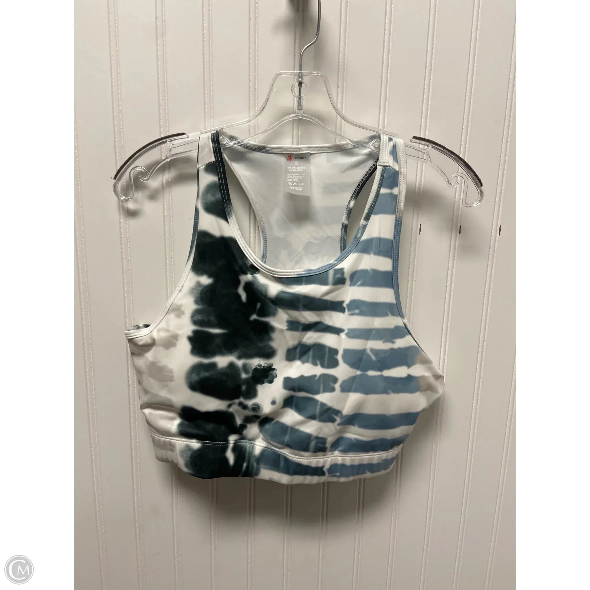 Athletic Bra By Clothes Mentor In White. Size: 2x