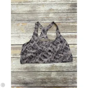 Athletic Bra By Gapfit In Snakeskin Print. Size: Xl