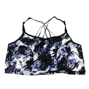 Athletic Bra By Livi Active In Black & Blue. Size: 4x
