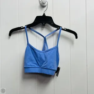 Athletic Bra By Lululemon In Blue. Size: 4