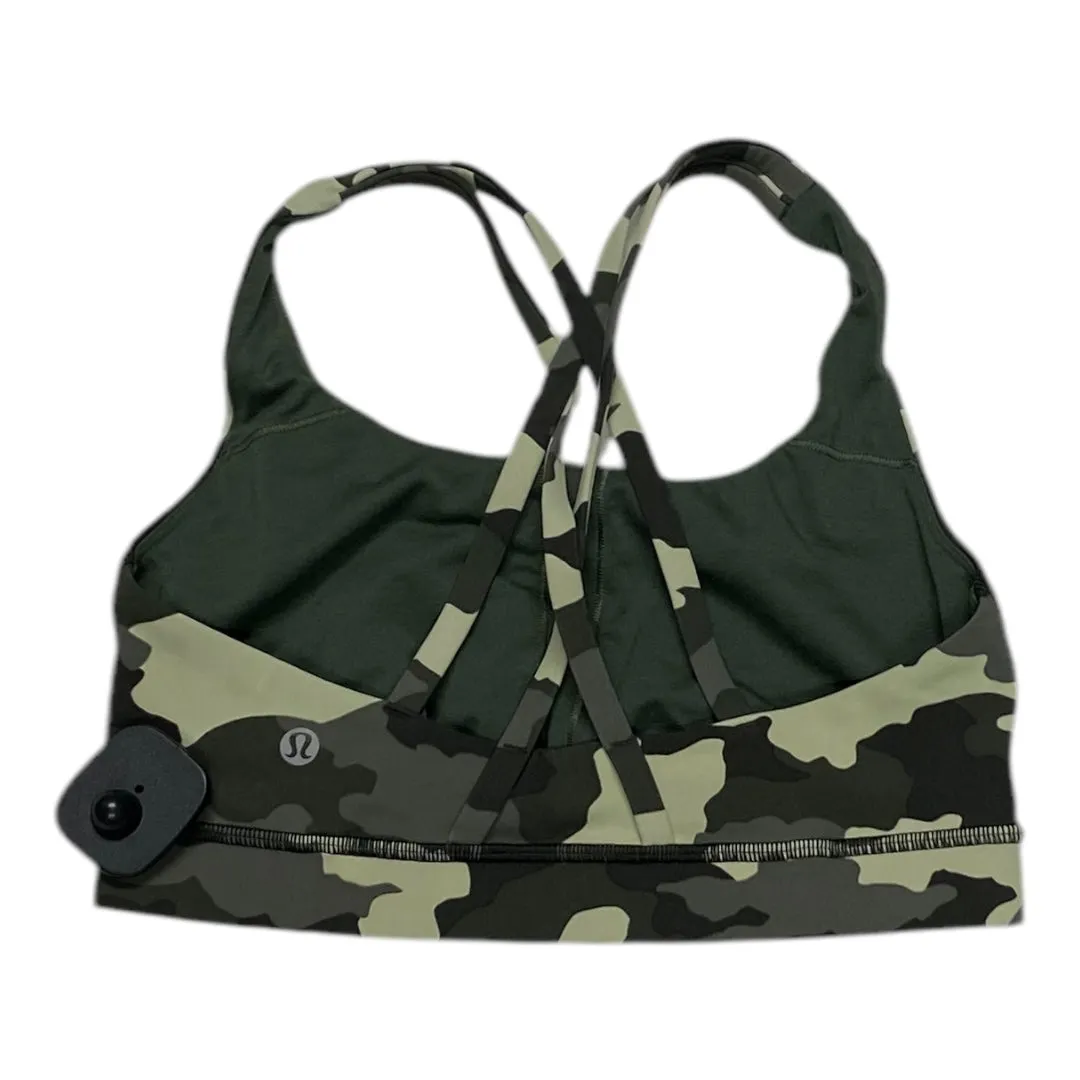 Athletic Bra By Lululemon In Camouflage Print. Size:Xs