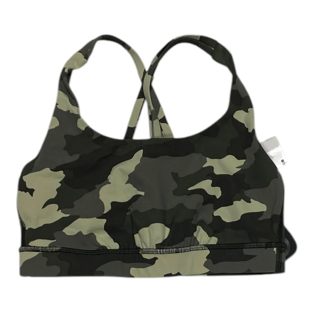 Athletic Bra By Lululemon In Camouflage Print. Size:Xs