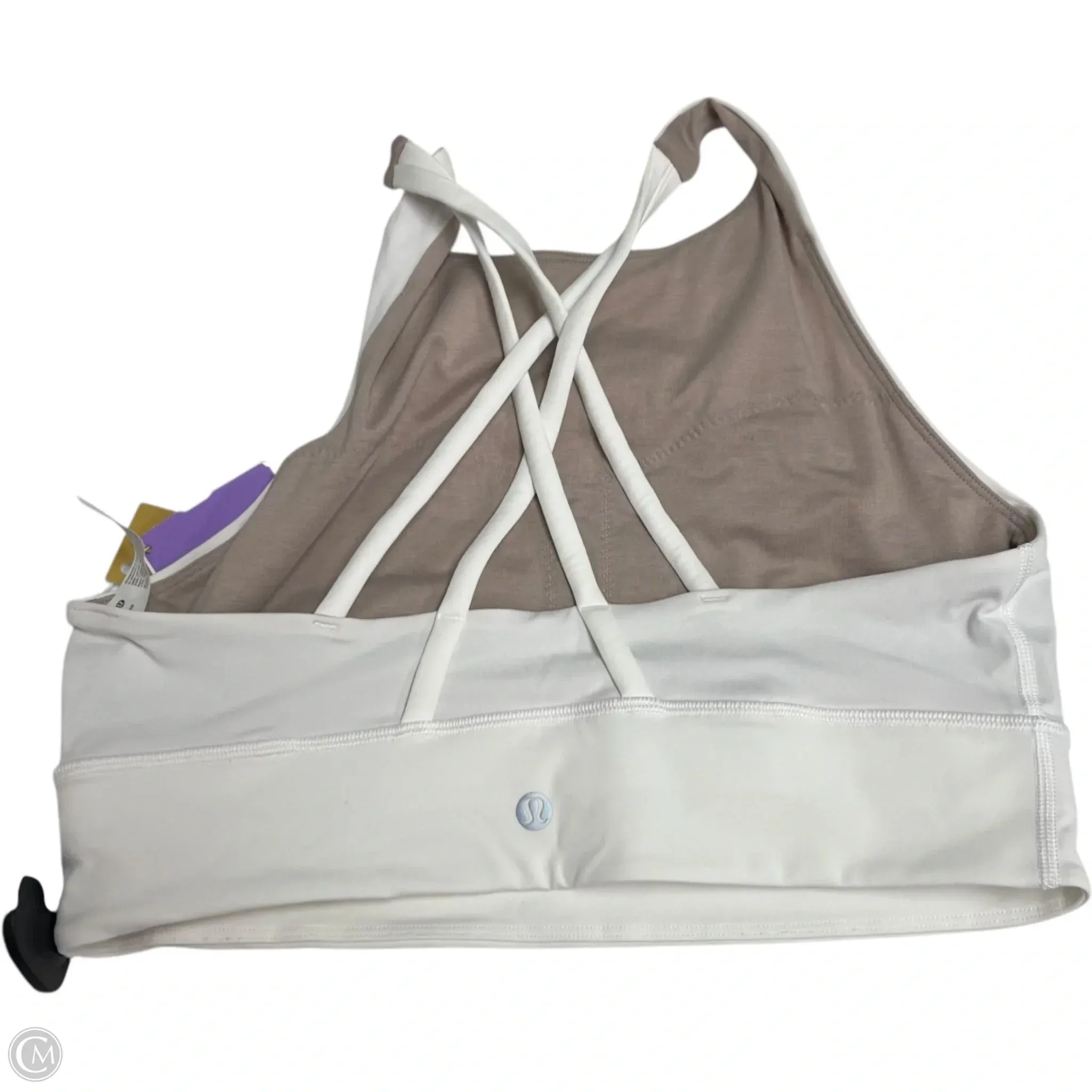 Athletic Bra By Lululemon In White. Size: M