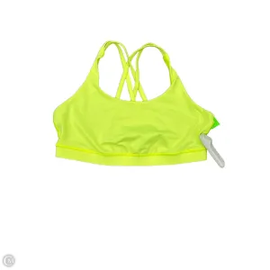 Athletic Bra By Lululemon In Yellow. Size: 12