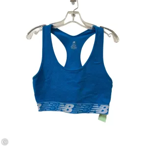 Athletic Bra By New Balance In Blue. Size: 2x