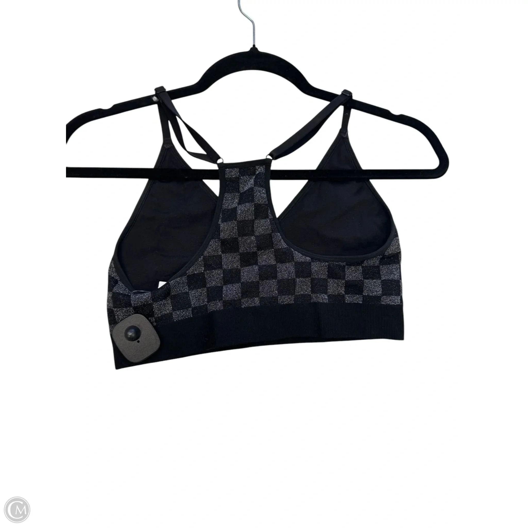 Athletic Bra By Pink In Black & Silver. Size: M