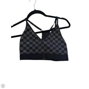 Athletic Bra By Pink In Black & Silver. Size: M