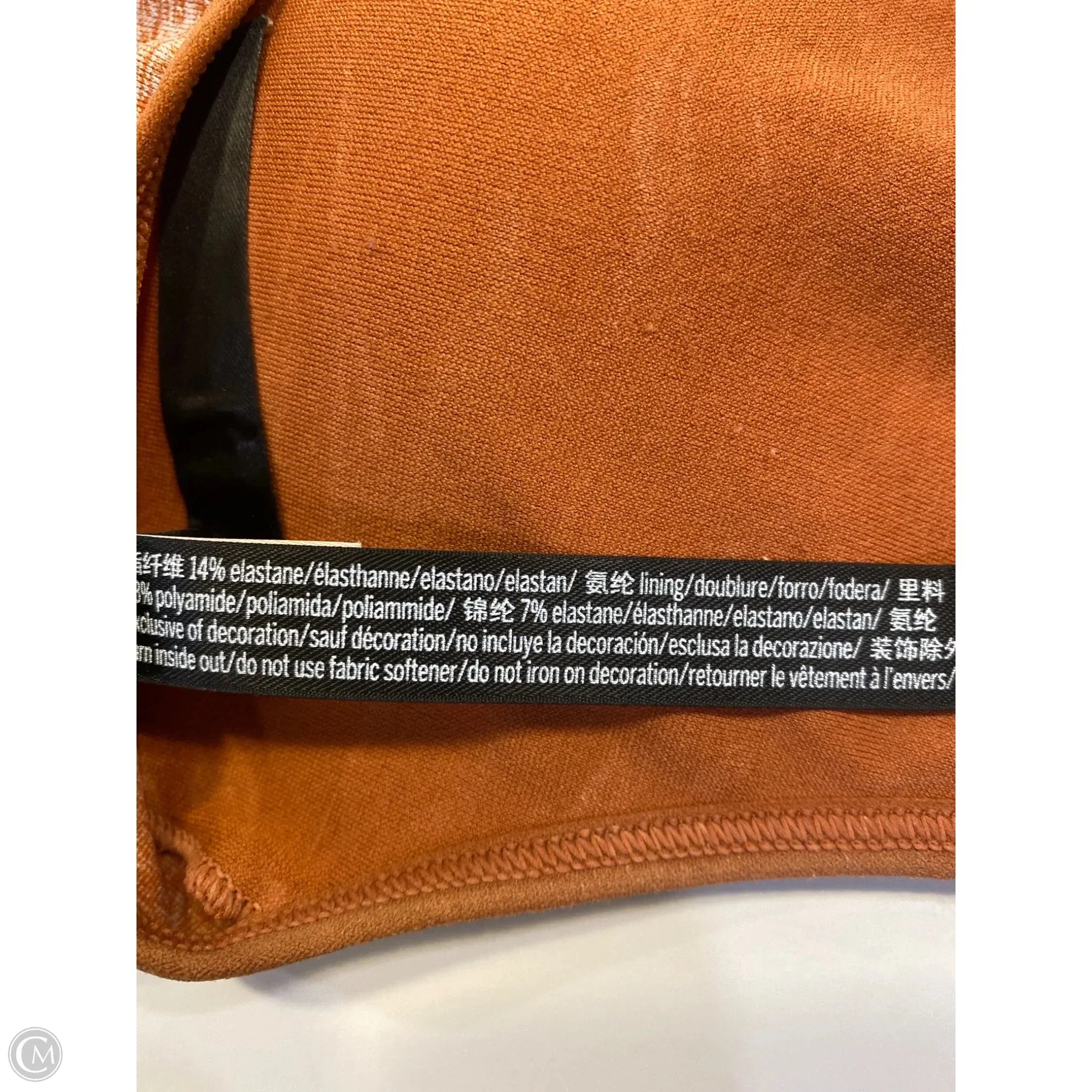 Athletic Bra By Pink In Orange. Size: M