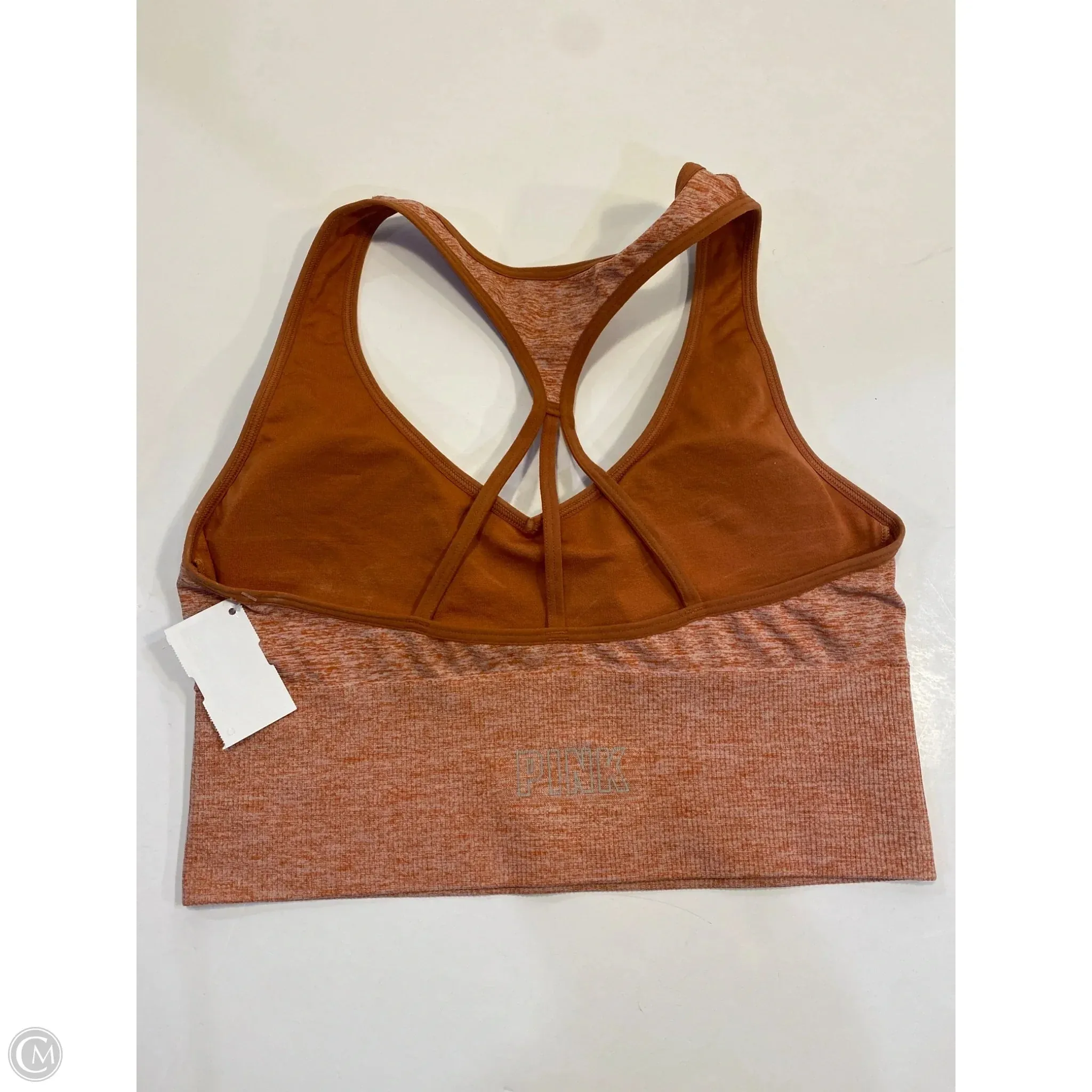 Athletic Bra By Pink In Orange. Size: M