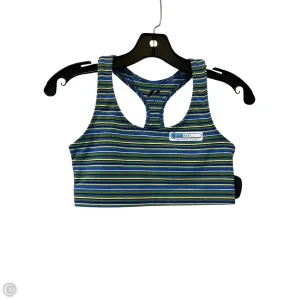 Athletic Bra By Pro Spirit In Blue & Green. Size: S