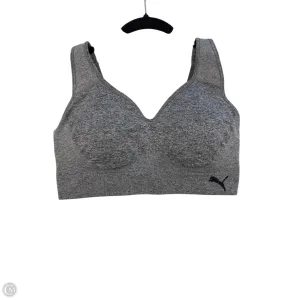 Athletic Bra By Puma In Grey. Size: L