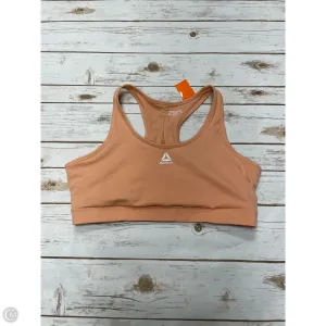 Athletic Bra By Reebok In Orange. Size: Xxl