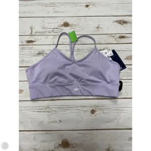 Athletic Bra By Reebok In Purple. Size: Xl
