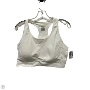 Athletic Bra By Tek Gear In White. Size: 1x