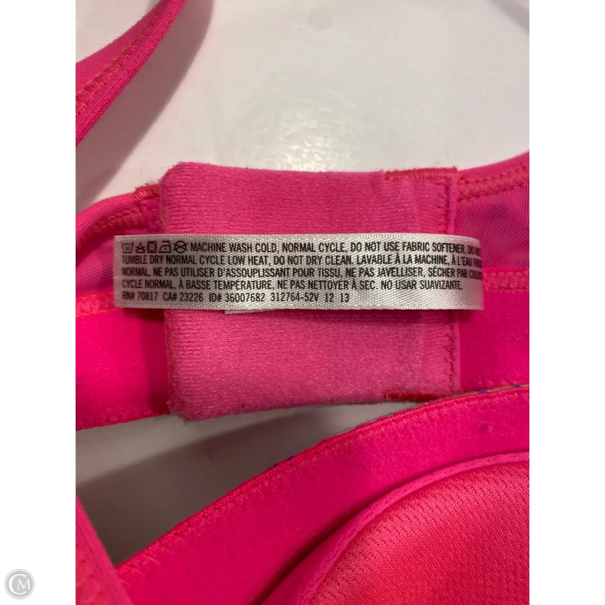 Athletic Bra By Victorias Secret In Pink. Size: 36d