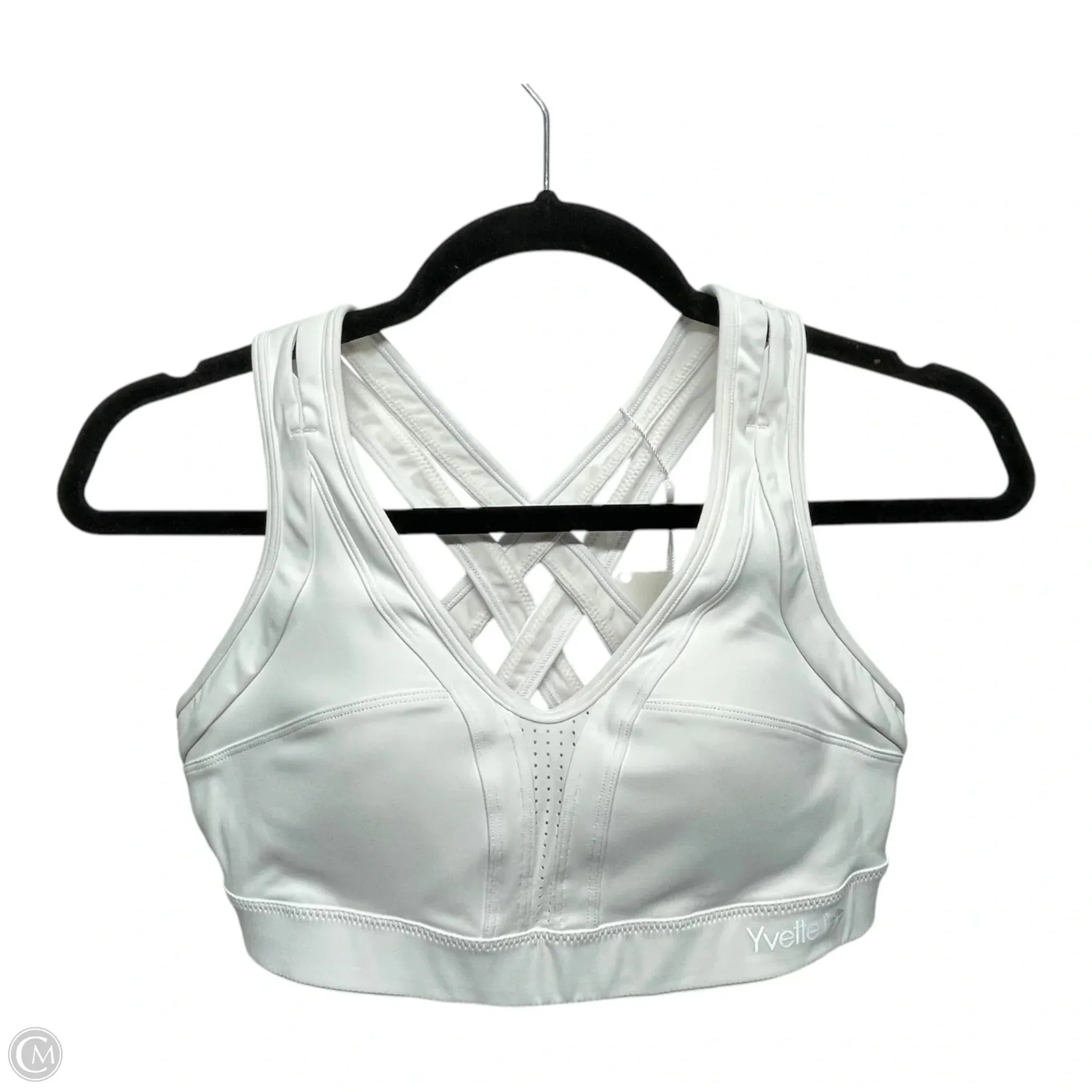 Athletic Bra By Yvette In White. Size: M
