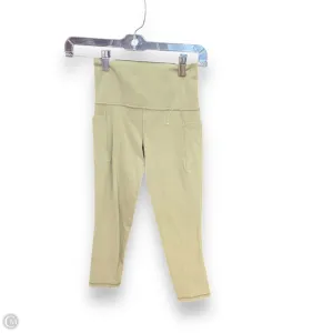 Athletic Capris By Athleta In Green. Size: Xxs