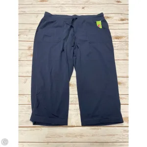 Athletic Capris By Athletic Works In Navy. Size: Xl