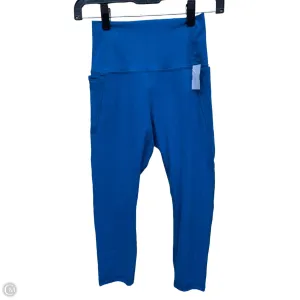 Athletic Capris By Clothes Mentor In Blue. Size: Xs