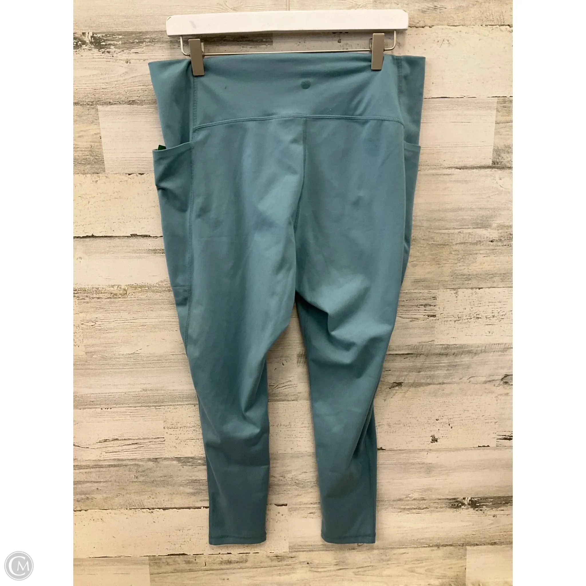 Athletic Capris By Danskin In Aqua. Size: Xl