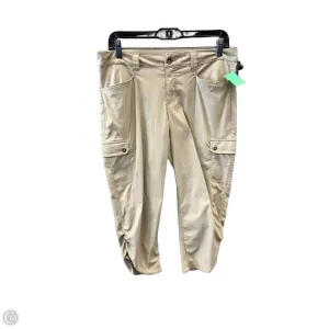 Athletic Capris By Eddie Bauer In Tan. Size: 8