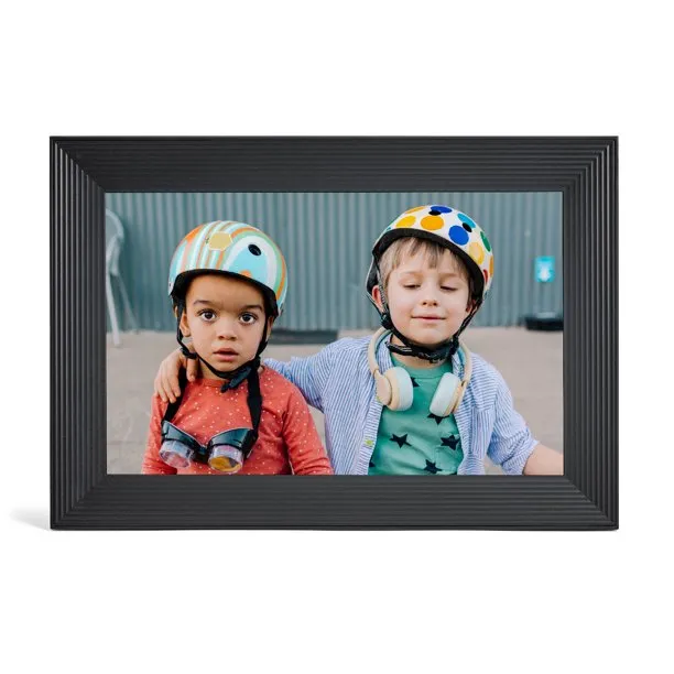 Aura Frames AF900-BLK 10.1" HD Wi-Fi Digital Picture Frame with Free Unlimited Storage Gravel
