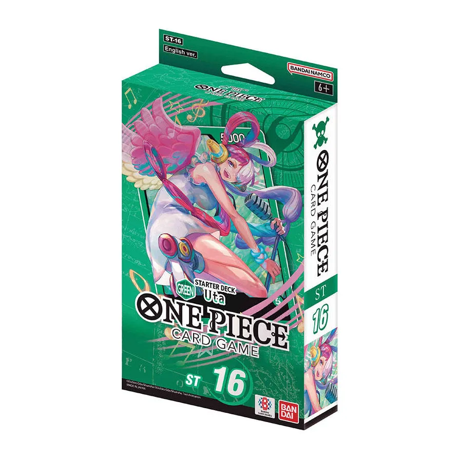 Bandai ST16 One Piece Uta Green Starter Deck - High Quality