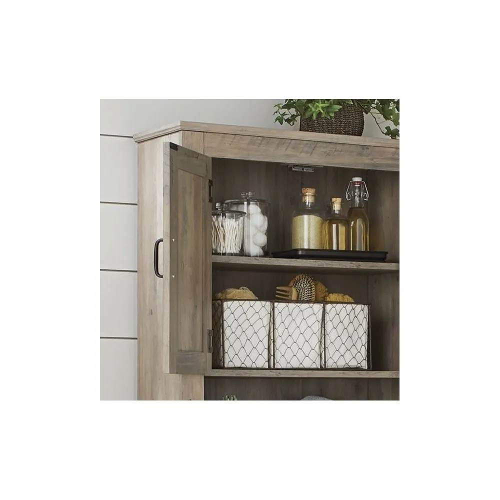 Better Homes & Gardens 9223GYWM20 Rustic Gray Bathroom Space Saver, over the Toilet Storage