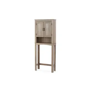 Better Homes & Gardens 9223GYWM20 Rustic Gray Bathroom Space Saver, over the Toilet Storage