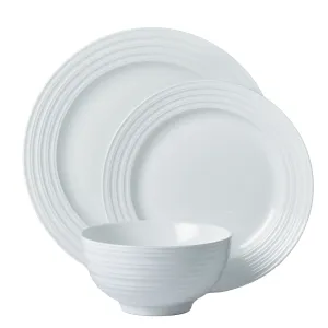 Better Homes & Gardens BH64100130348HC Anniston 12-Piece Porcelain Round-Shaped Dinnerware Set