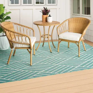Better Homes & Gardens BHD336157386306 Willow Sage 3-Piece Outdoor Wicker Bistro Set, Beige